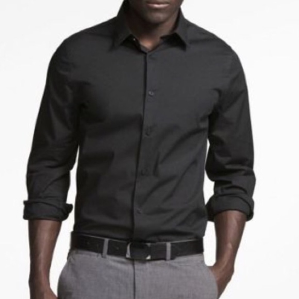 Express fitted small 1MX dress shirt NEW IN BAG